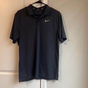 Nike Golf Polo Size Medium Charcoal Gray